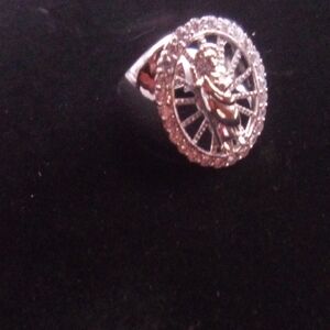925 Sterling Silver Ring Size 10 With AAA CZ